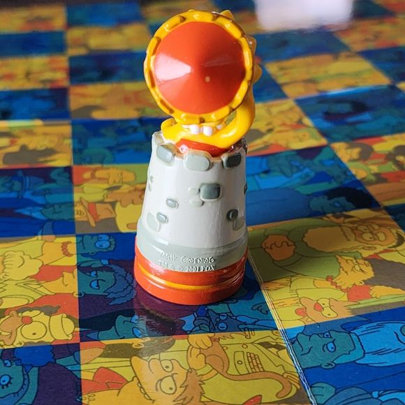 The Simpsons 3-D Replacement Chess Piece, Lisa Simpson Red Castle, Red Rook - Picture 2 of 3